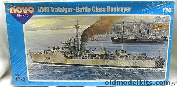 Novo 1/325 HMS Trafalgar Battle Class Destroyer, F143 plastic model kit